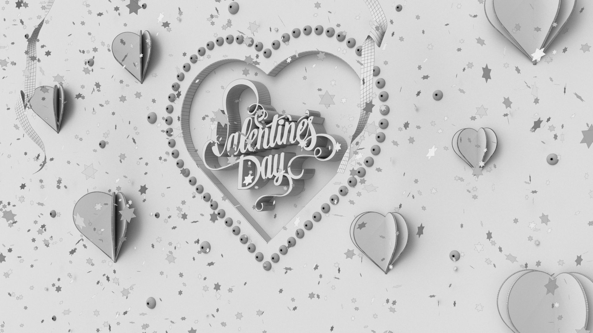 Valentines day  3D model_3