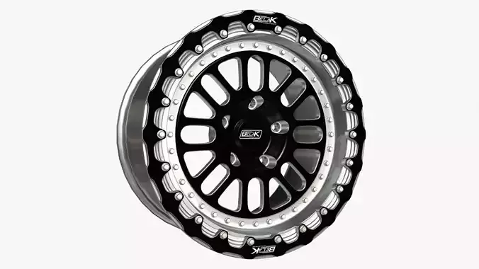 BelaK Series 2 Drag Wheel Low-poly 3D model