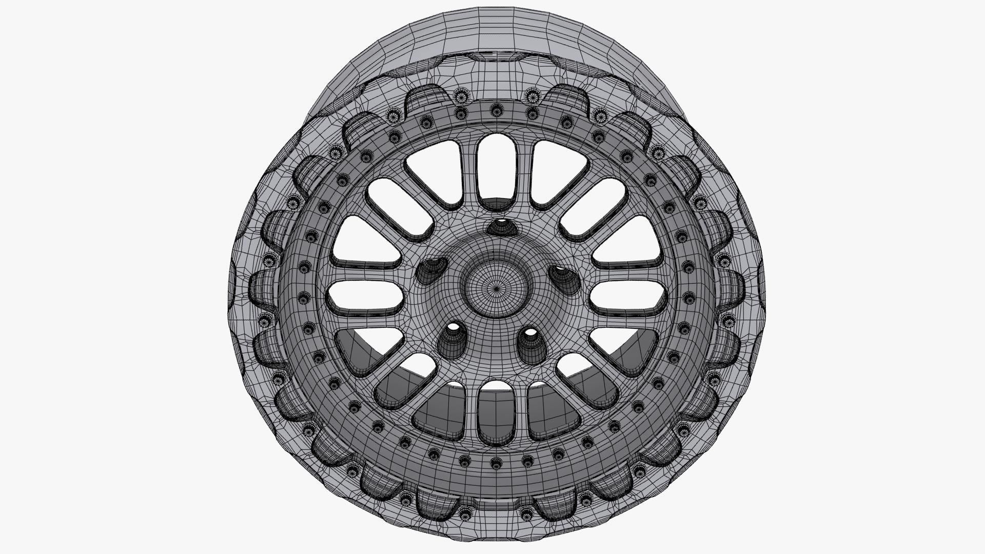 BelaK Series 2 Drag Wheel Low-poly 3D model_12