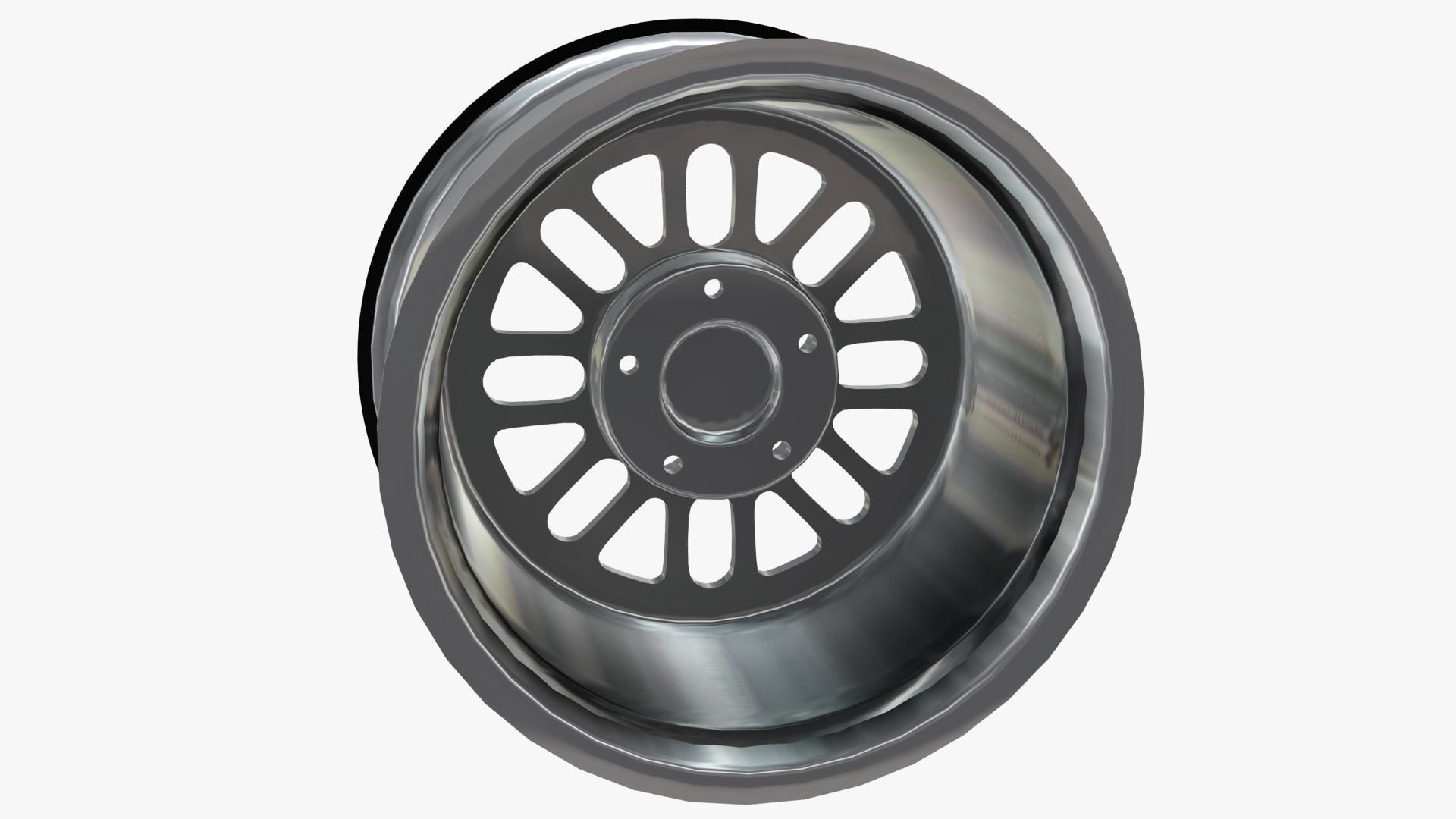 BelaK Series 2 Drag Wheel Low-poly 3D model_5