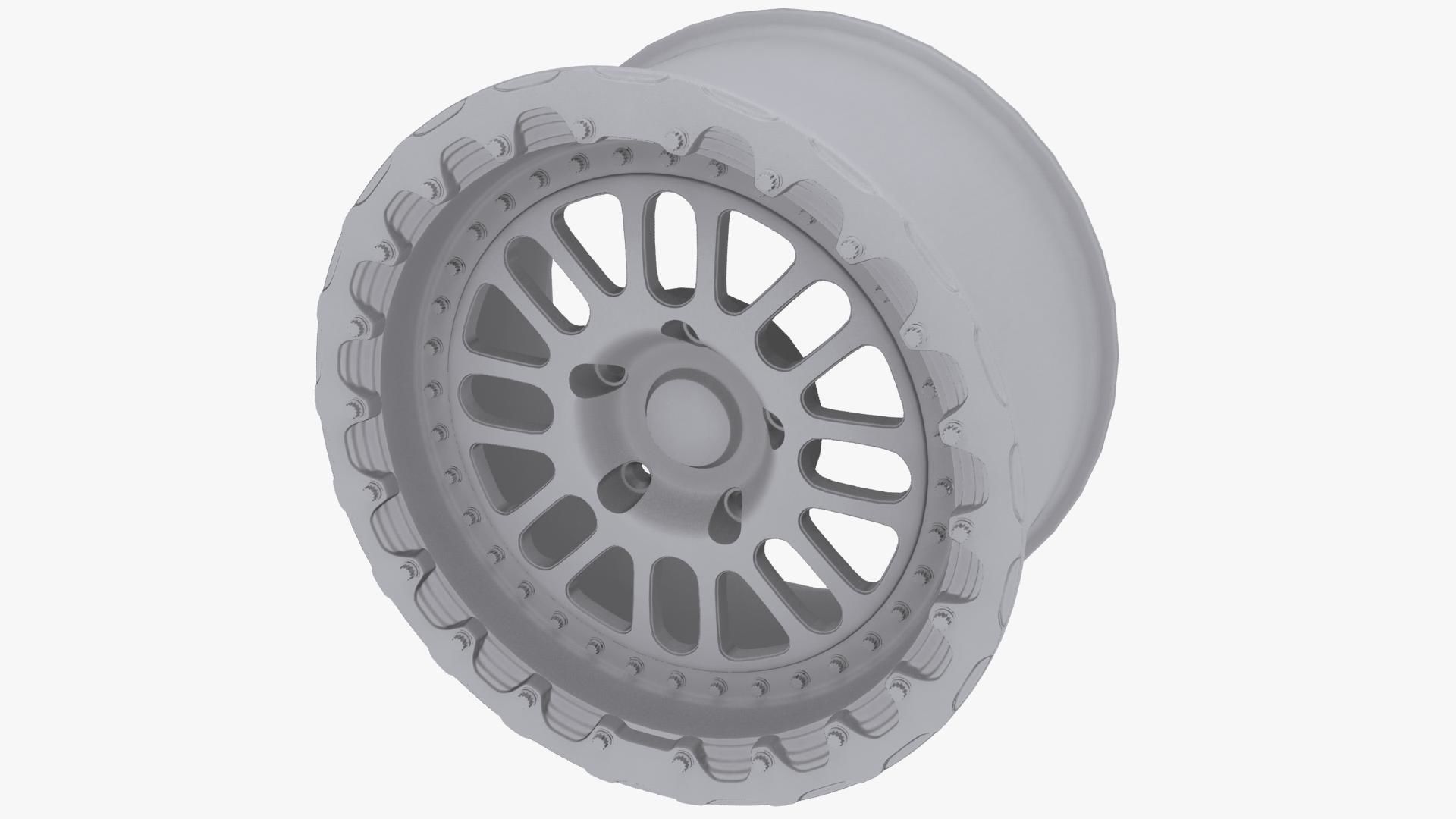 BelaK Series 2 Drag Wheel Low-poly 3D model_10