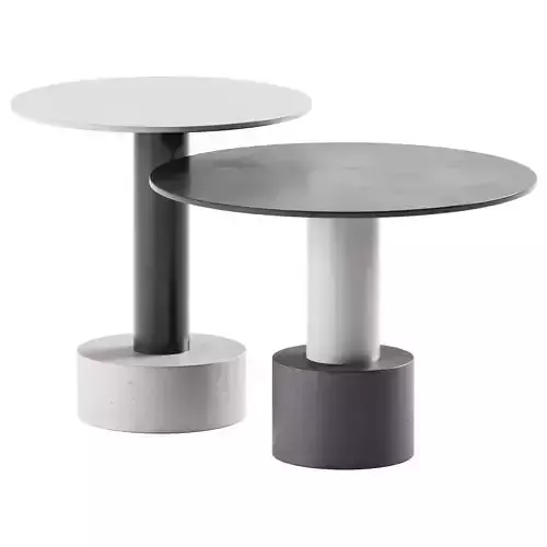 Roll Outdoor Coffee Tables by Kettal