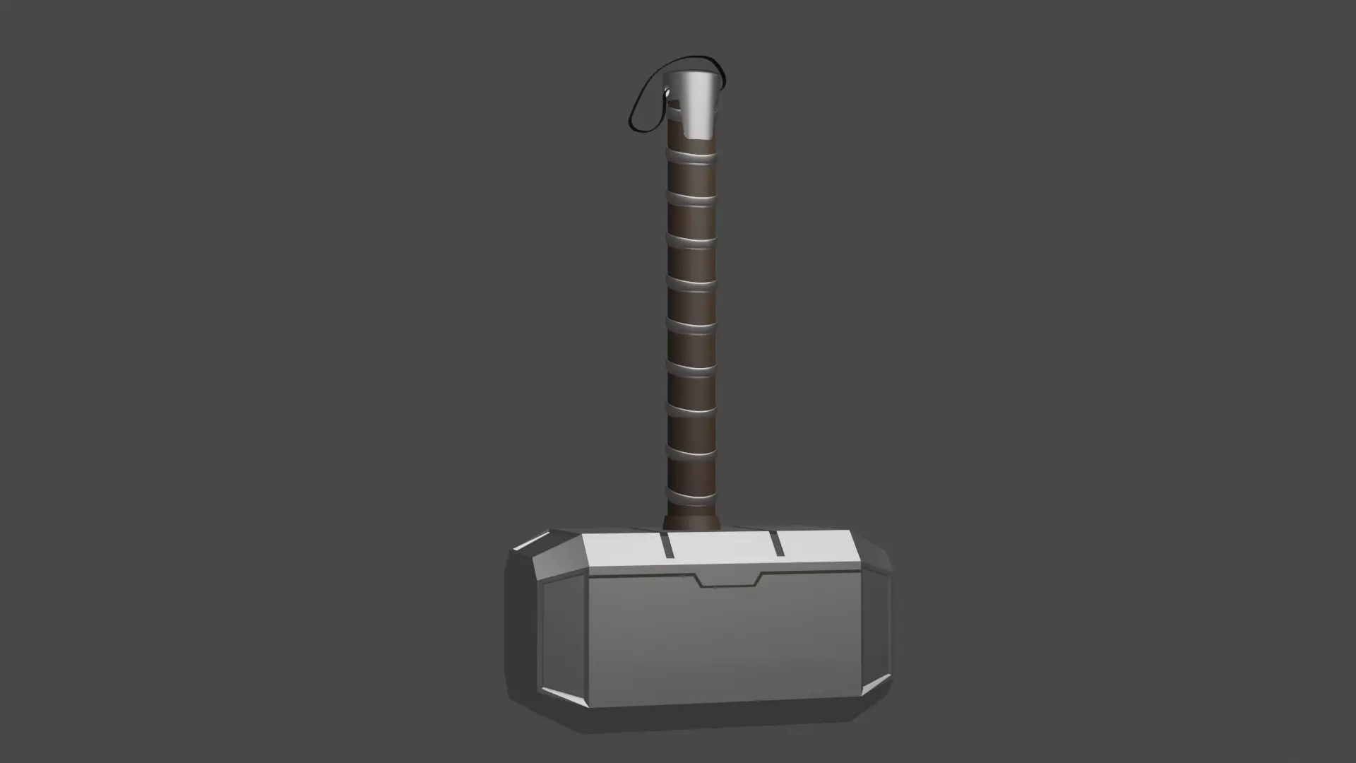 thor hammer Free low-poly 3D model
