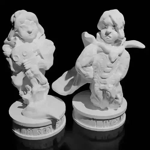 Child Ghost Miniature Set