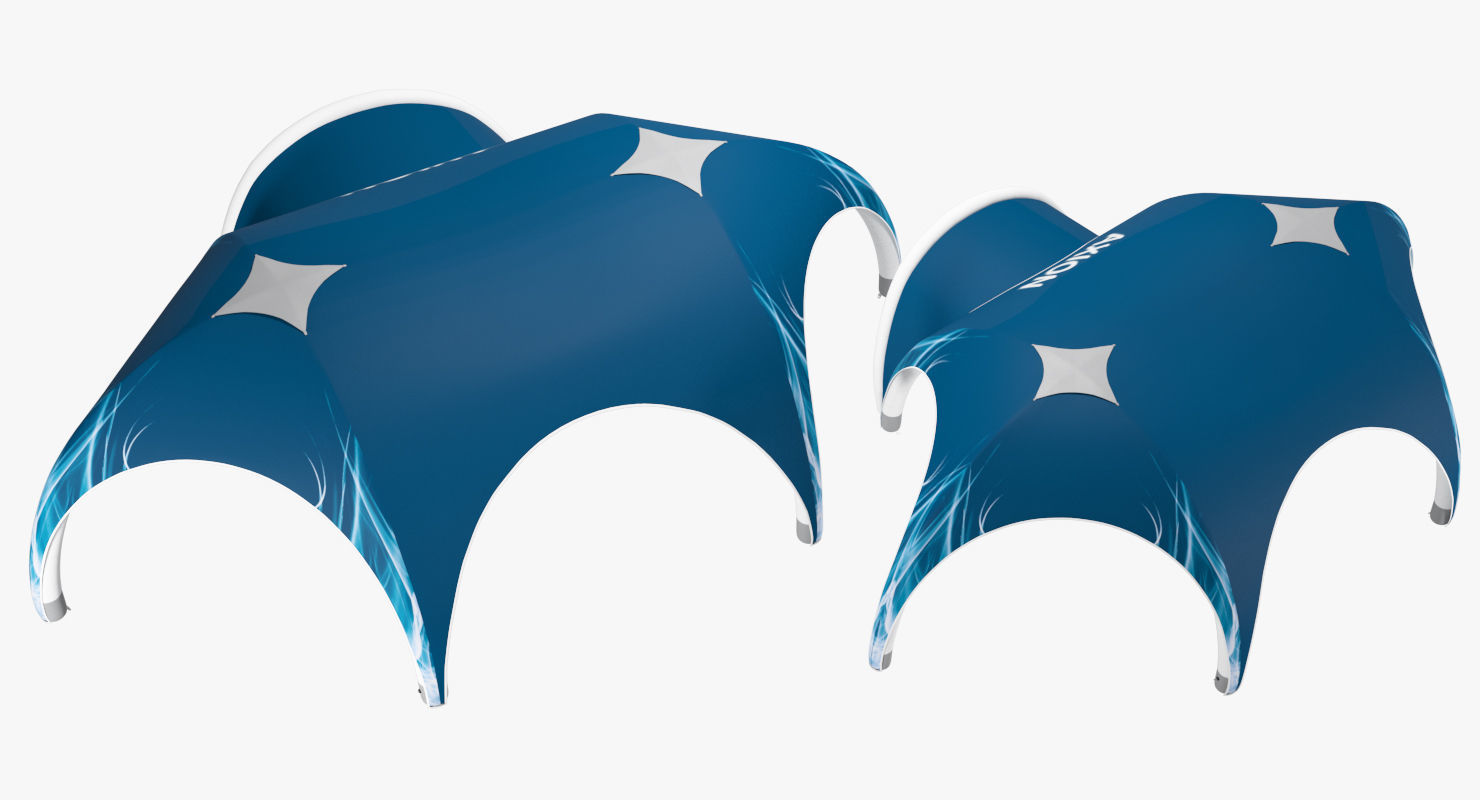 Tents Hexa inflatable no walls Axion 3D model_4
