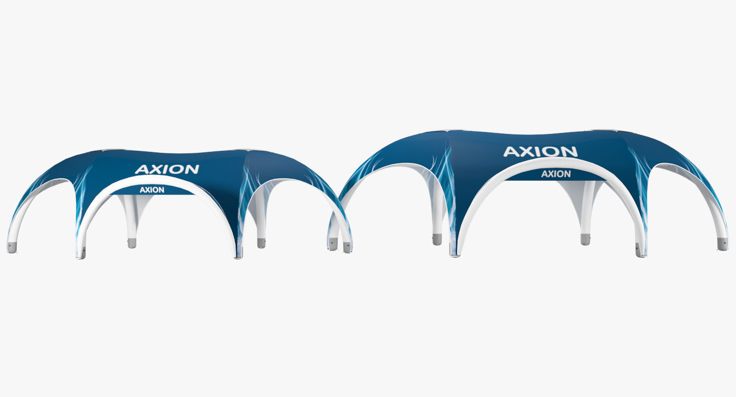 Tents Hexa inflatable no walls Axion 3D model_2
