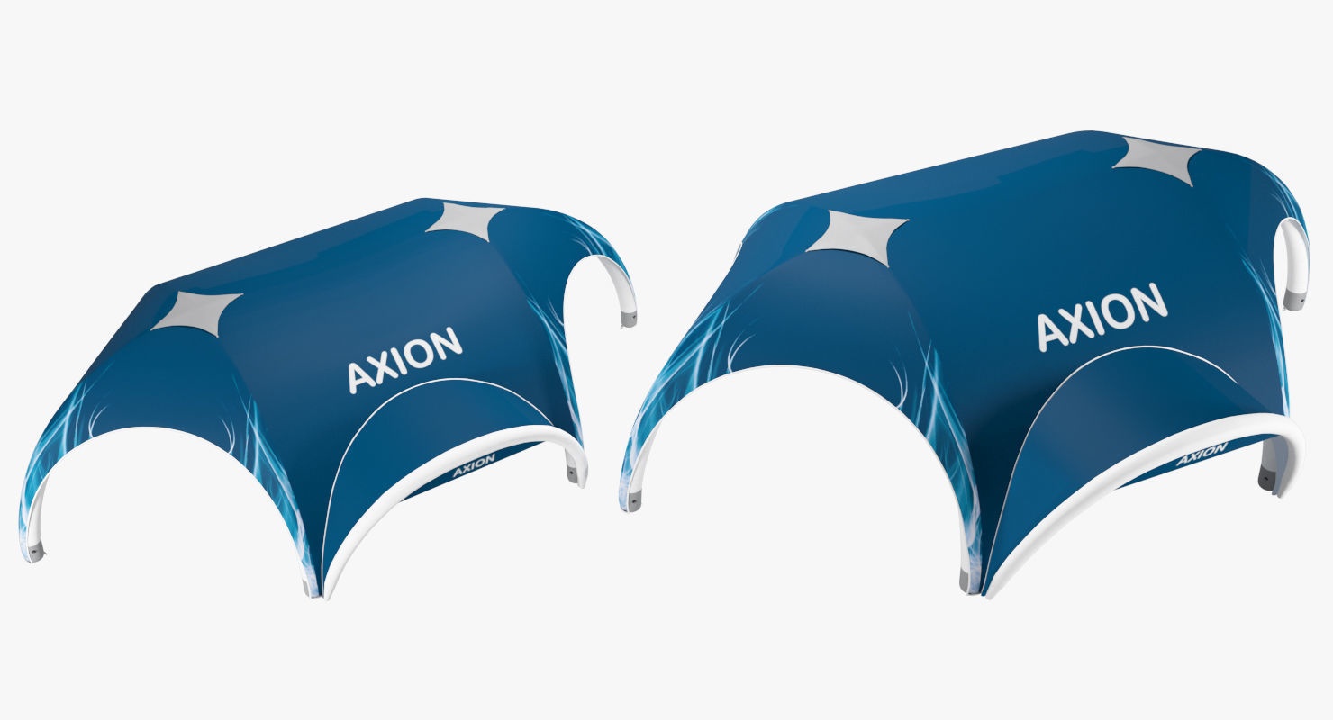 Tents Hexa inflatable no walls Axion 3D model_3