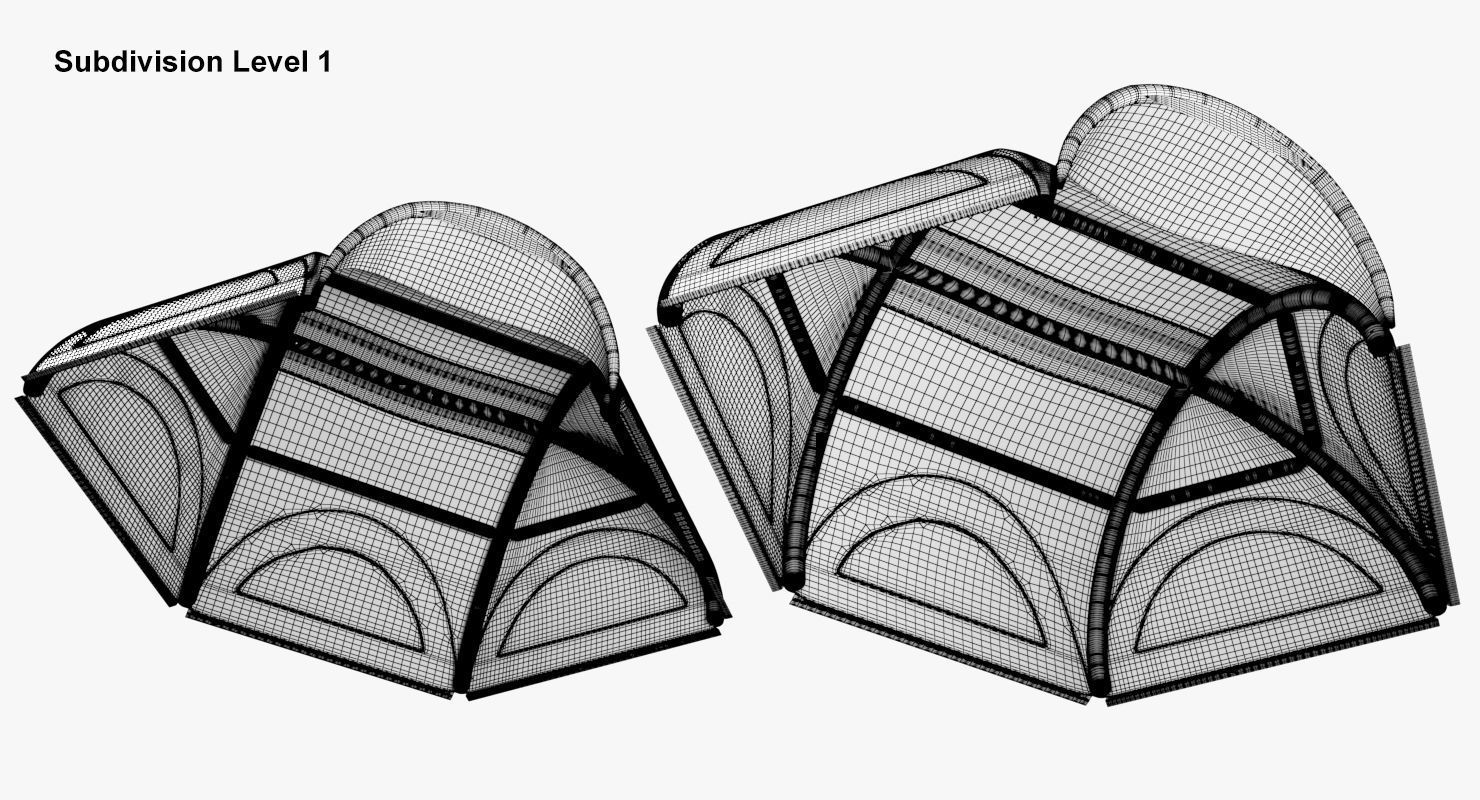 Tents Hexa inflatable Axion 3D model_18