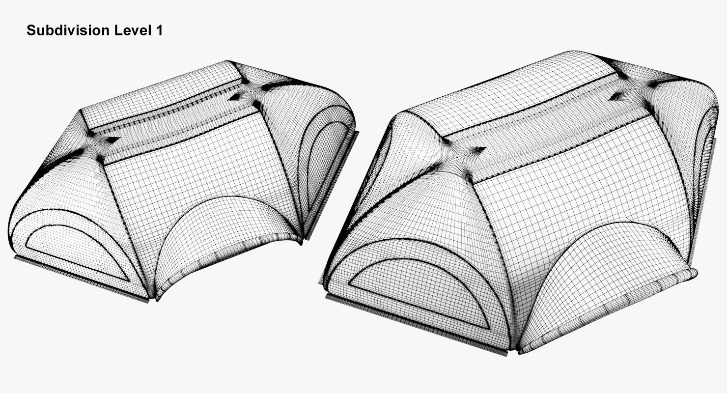 Tents Hexa inflatable Axion 3D model_16