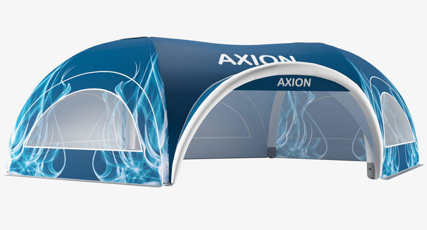 Tents Hexa inflatable Axion 3D model_2