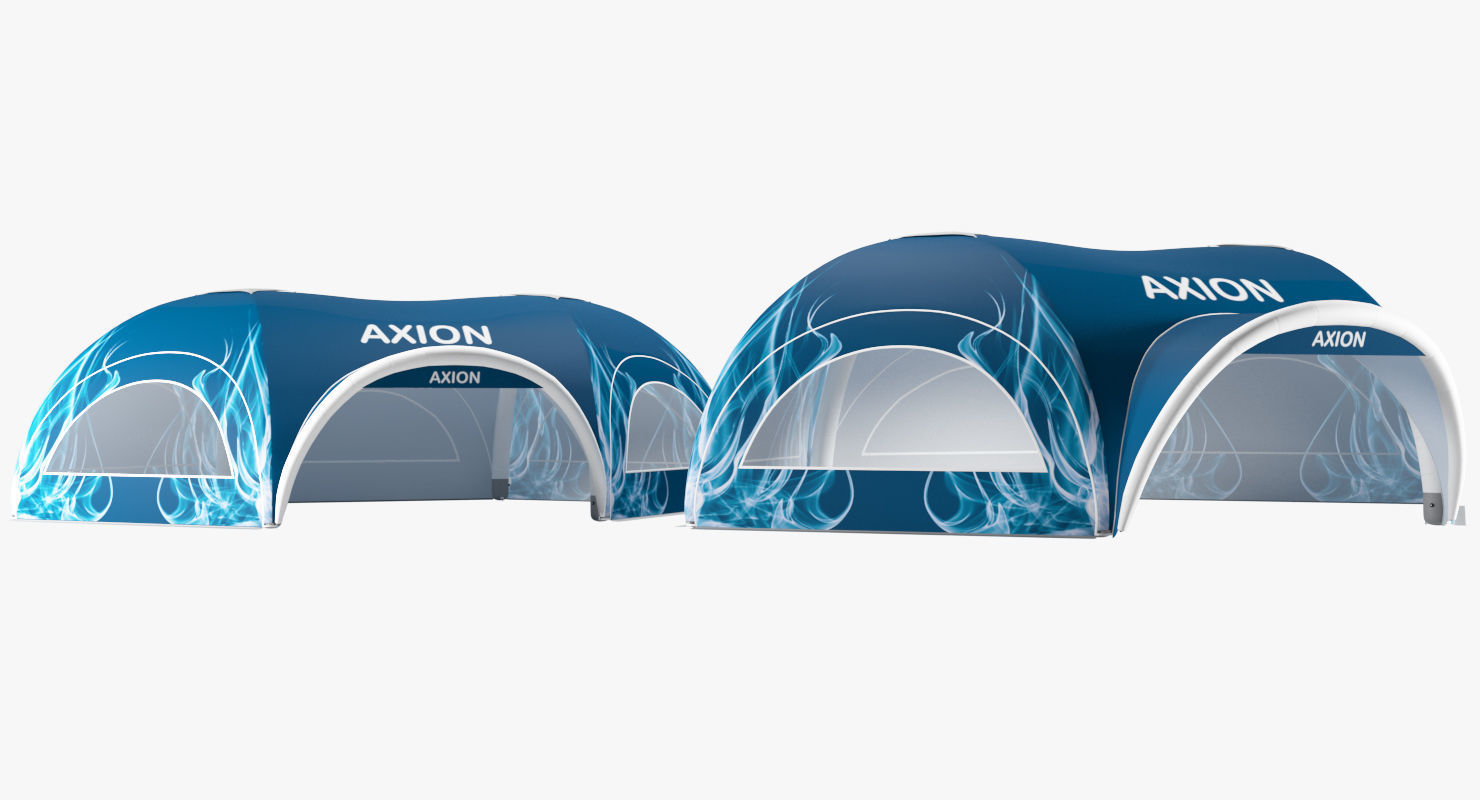 Tents Hexa inflatable Axion 3D model_1