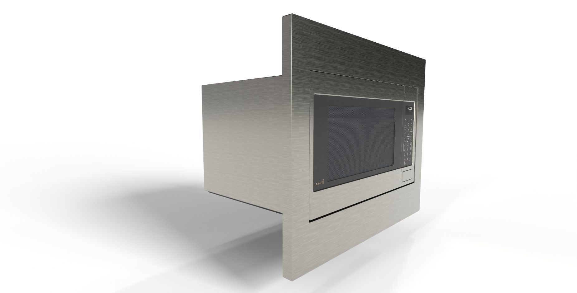Cafe Smart Countertop Convection Microwave Oven 3D model_2