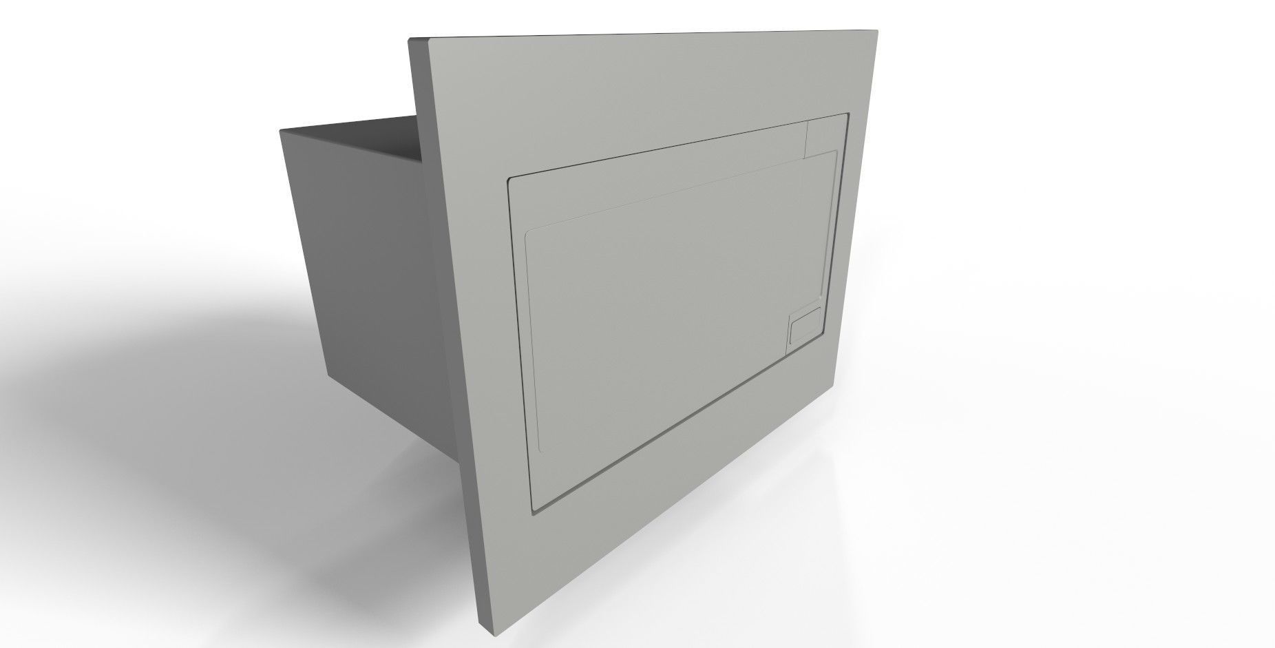 Cafe Smart Countertop Convection Microwave Oven 3D model_3