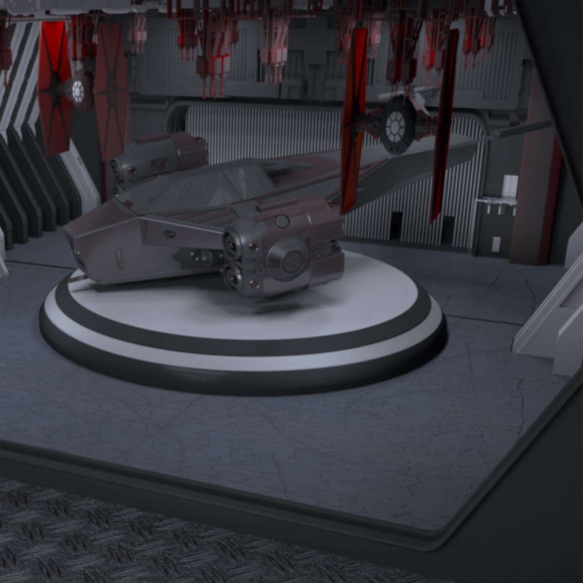 Spaceship interior of 3D model_4