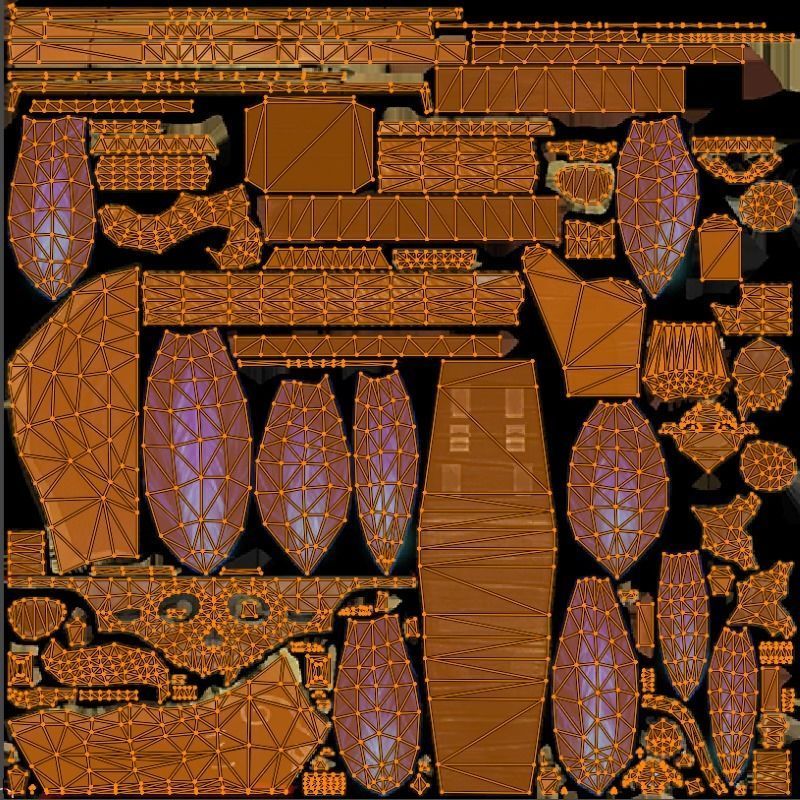 bag 3x Pirate mk Backpack 3D model_4