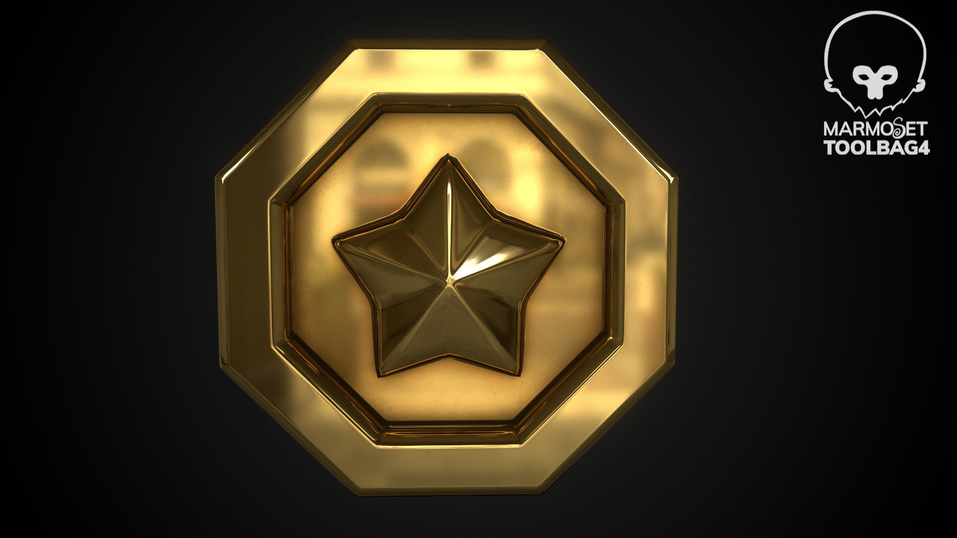 3d Game Coin v10 Low-poly 3D model_10
