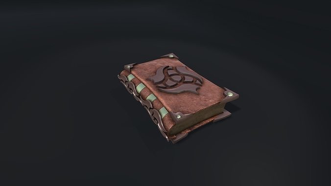Magic Book Skin - Game Ready Low-poly 3D model