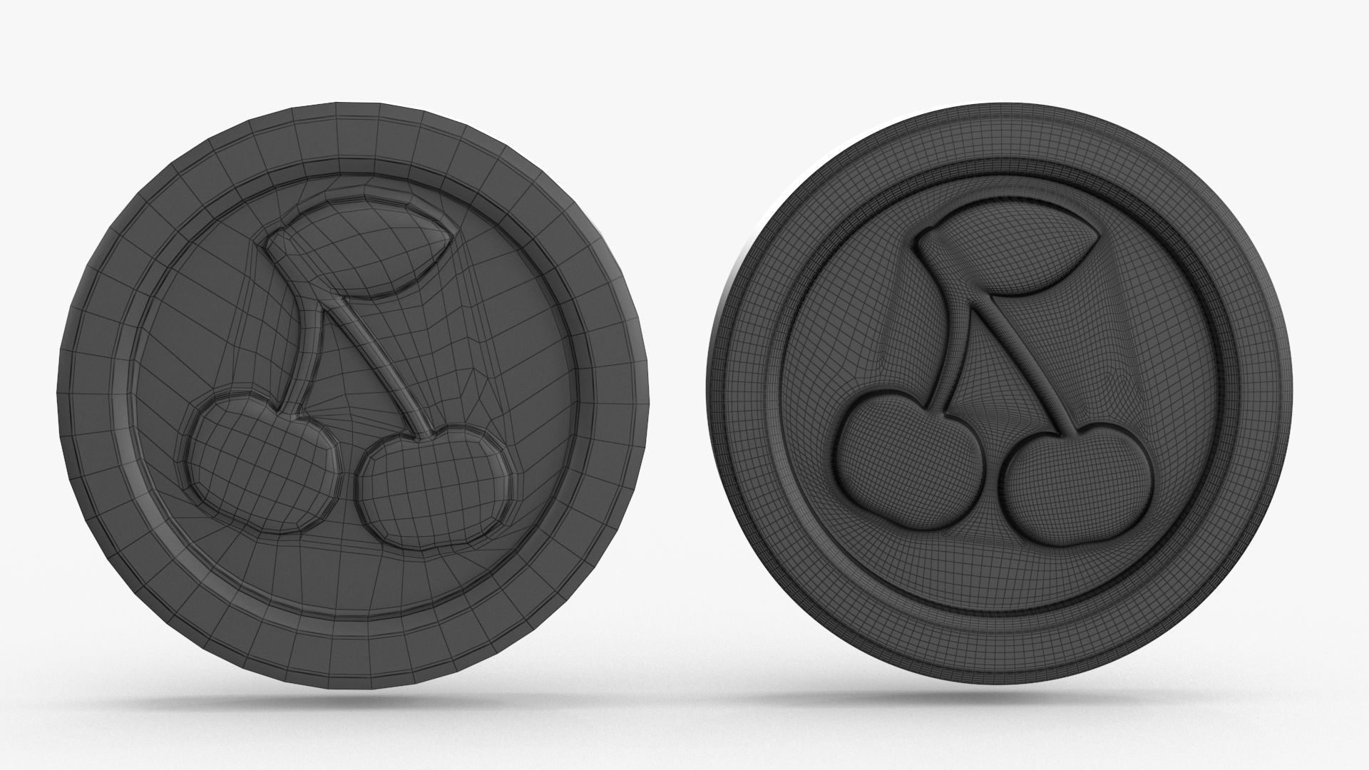 3d Game Coin v11 Low-poly 3D model_11