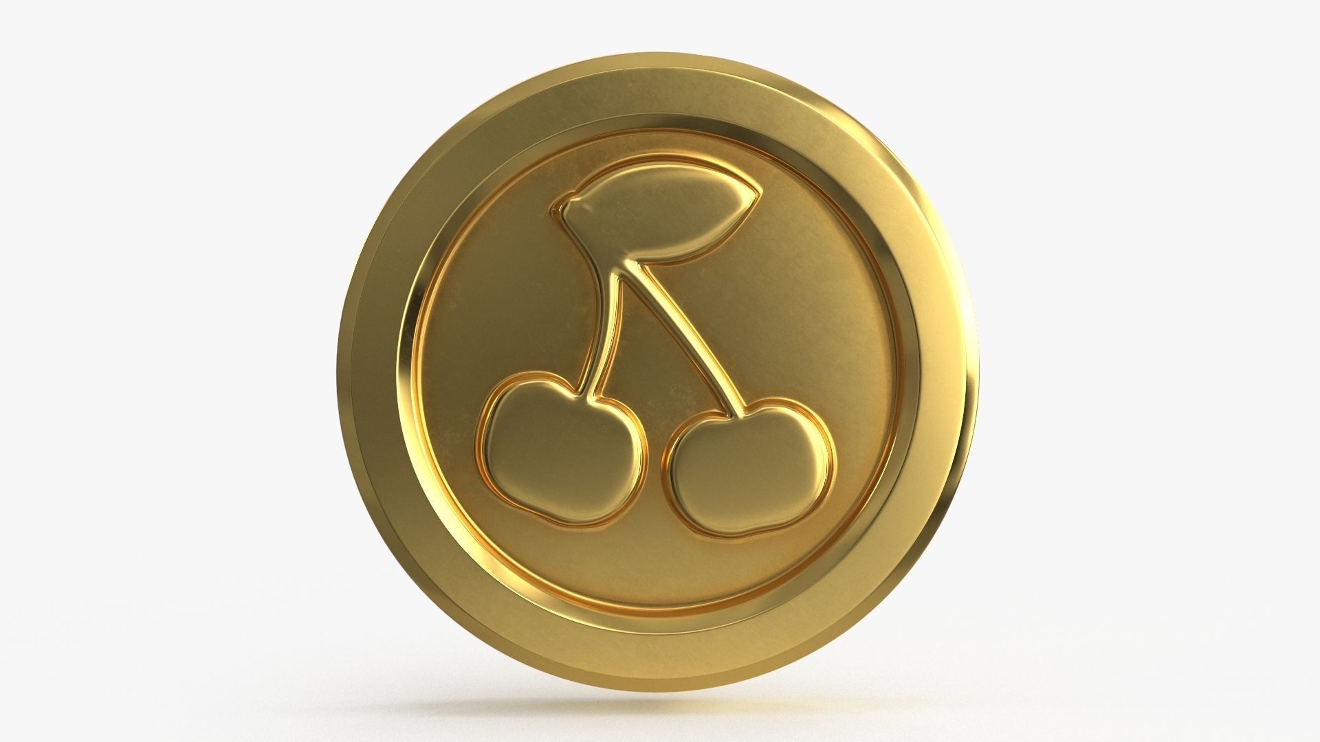 3d Game Coin v11 Low-poly 3D model_6