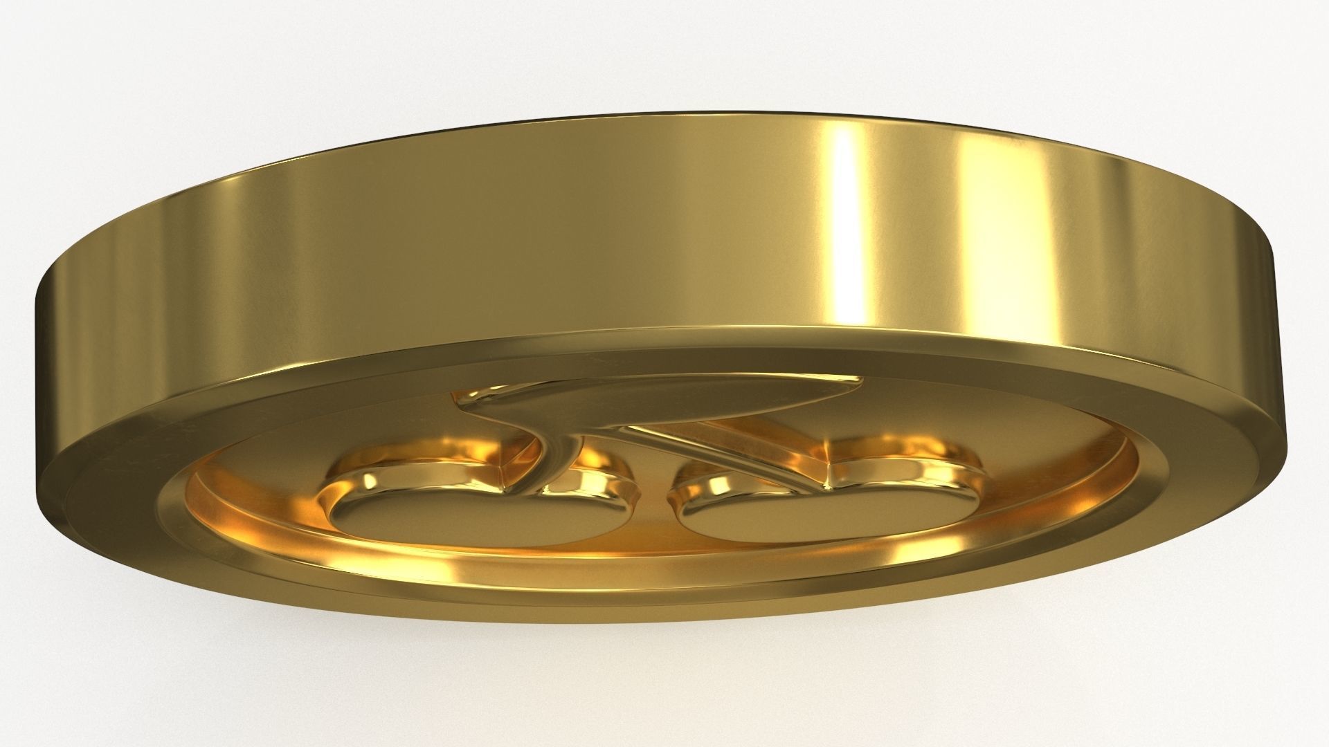 3d Game Coin v11 Low-poly 3D model_7