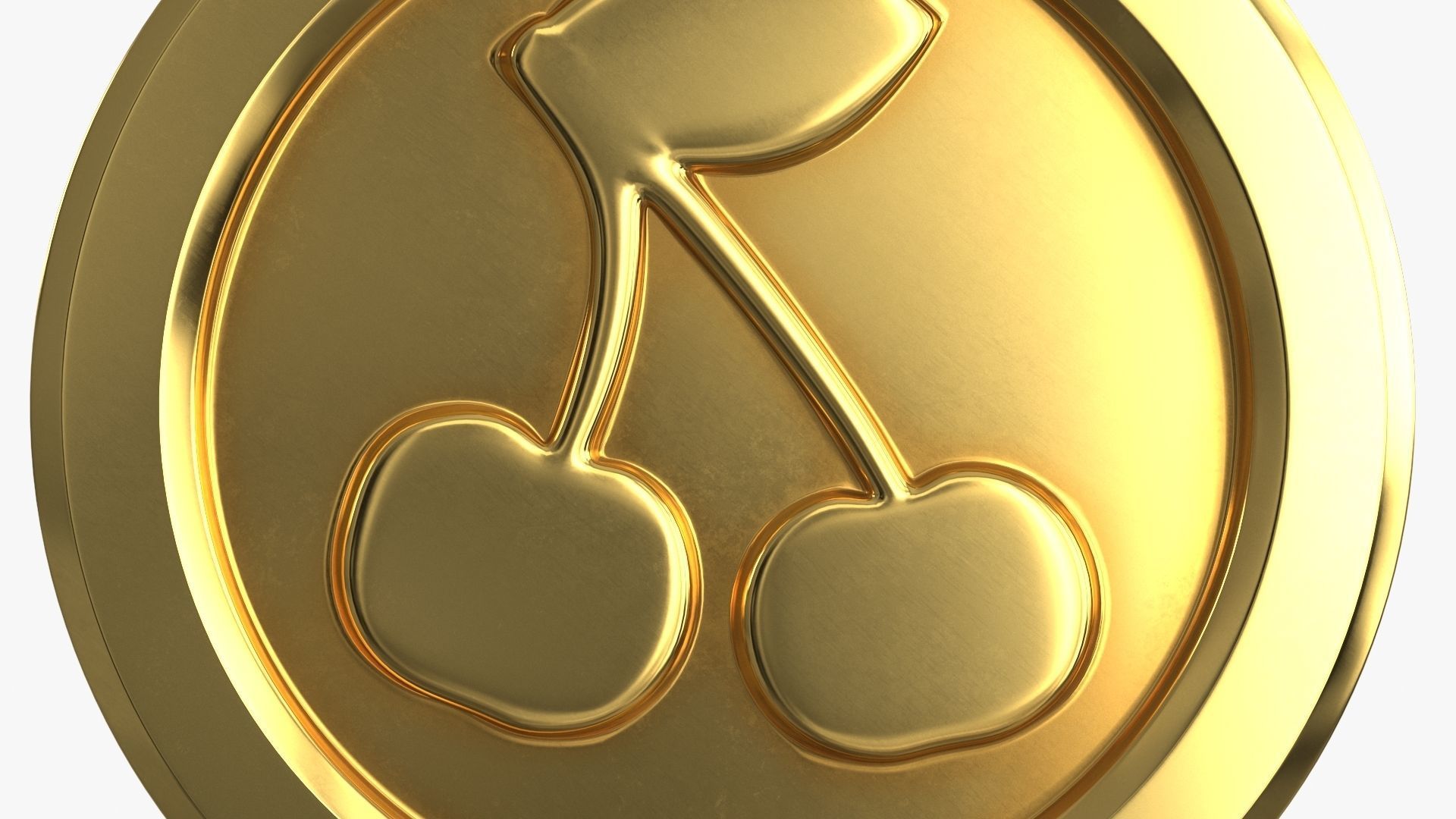 3d Game Coin v11 Low-poly 3D model_8