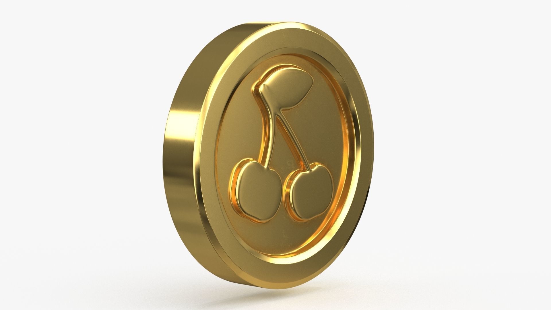 3d Game Coin v11 Low-poly 3D model_5