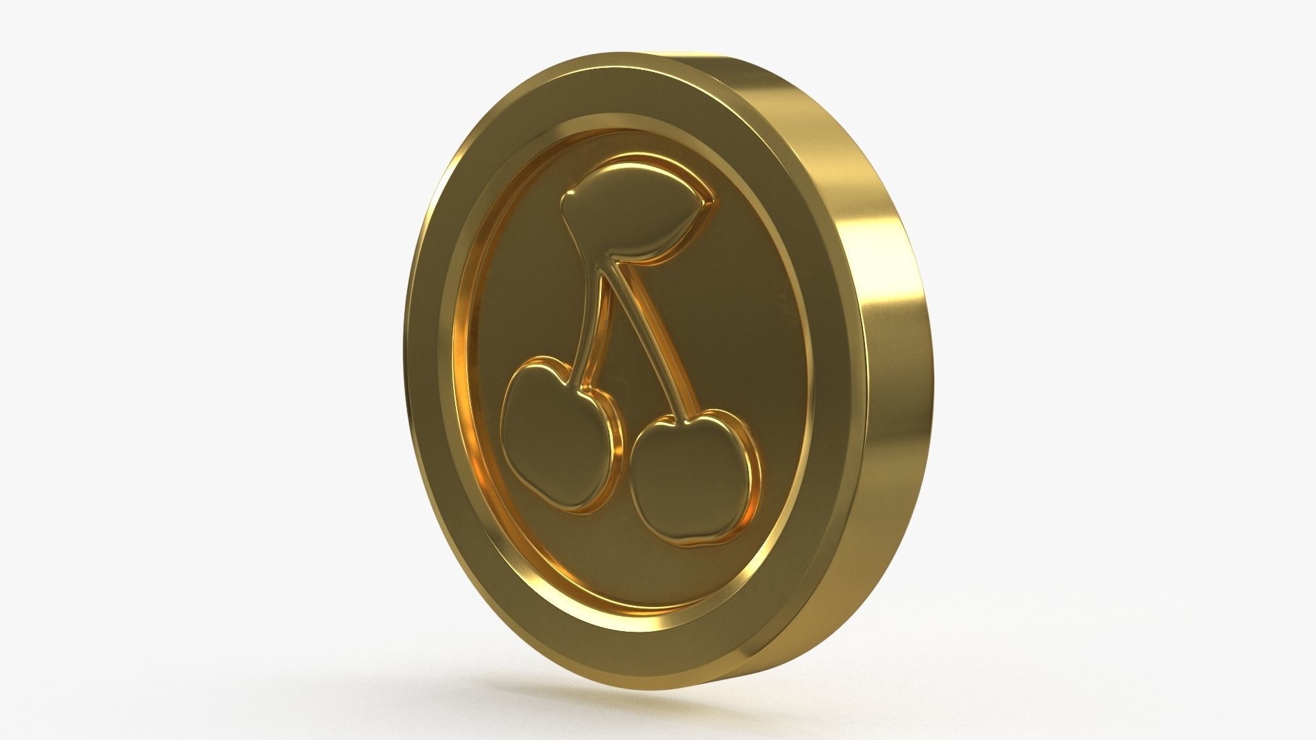 3d Game Coin v11 Low-poly 3D model_3