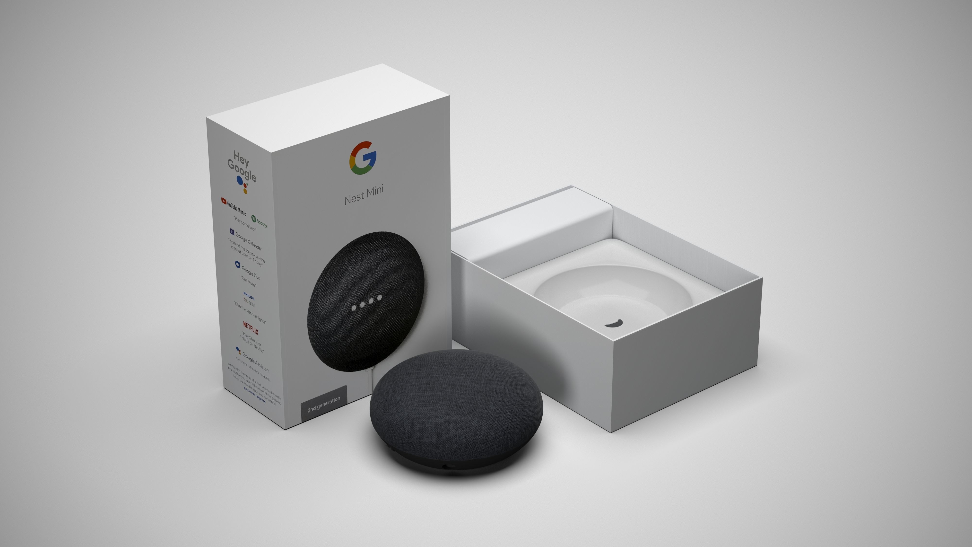Google Home Mini 2nd Generation 3D model_5