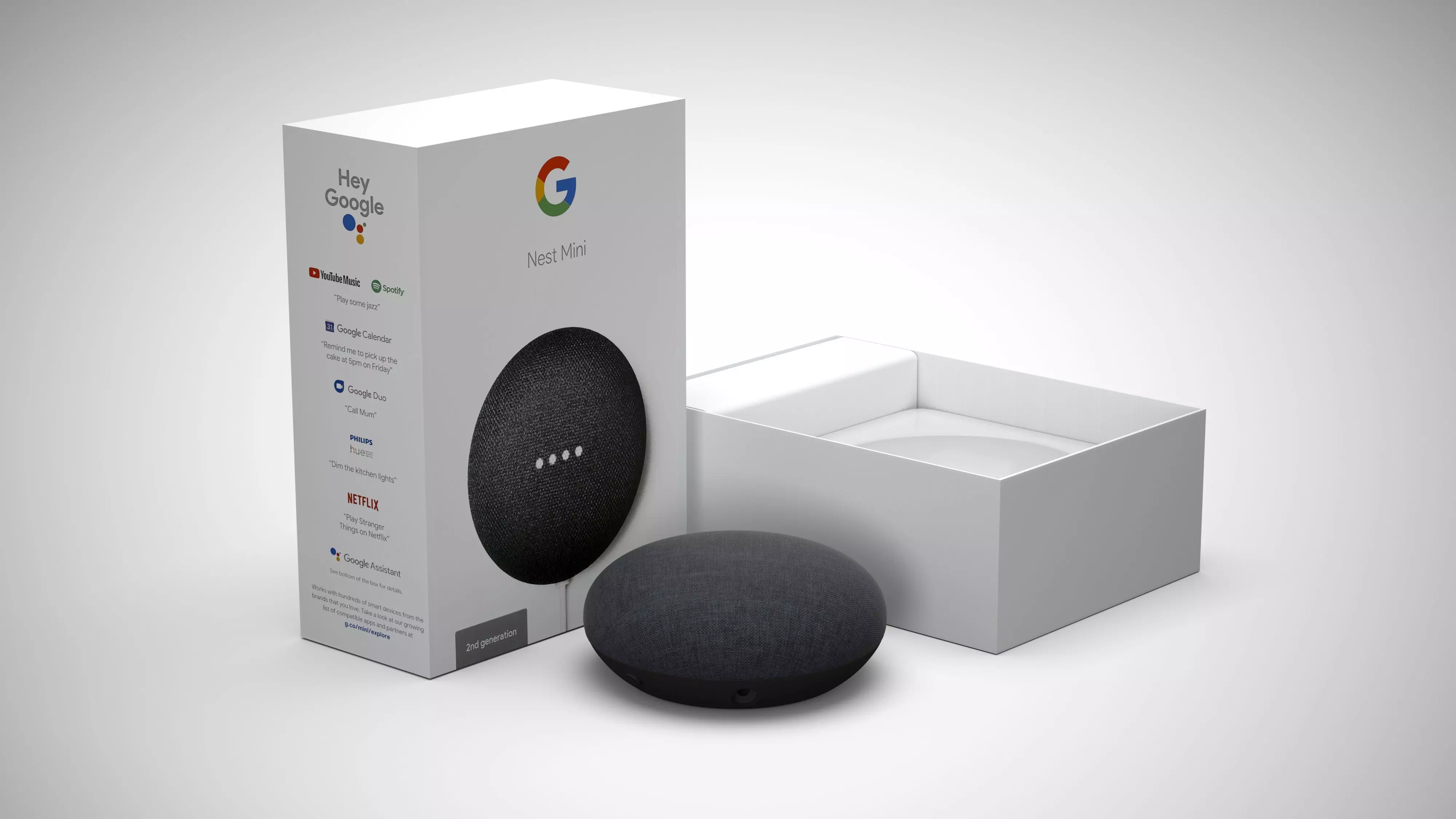 Google Home Mini 2nd Generation 3D model_0