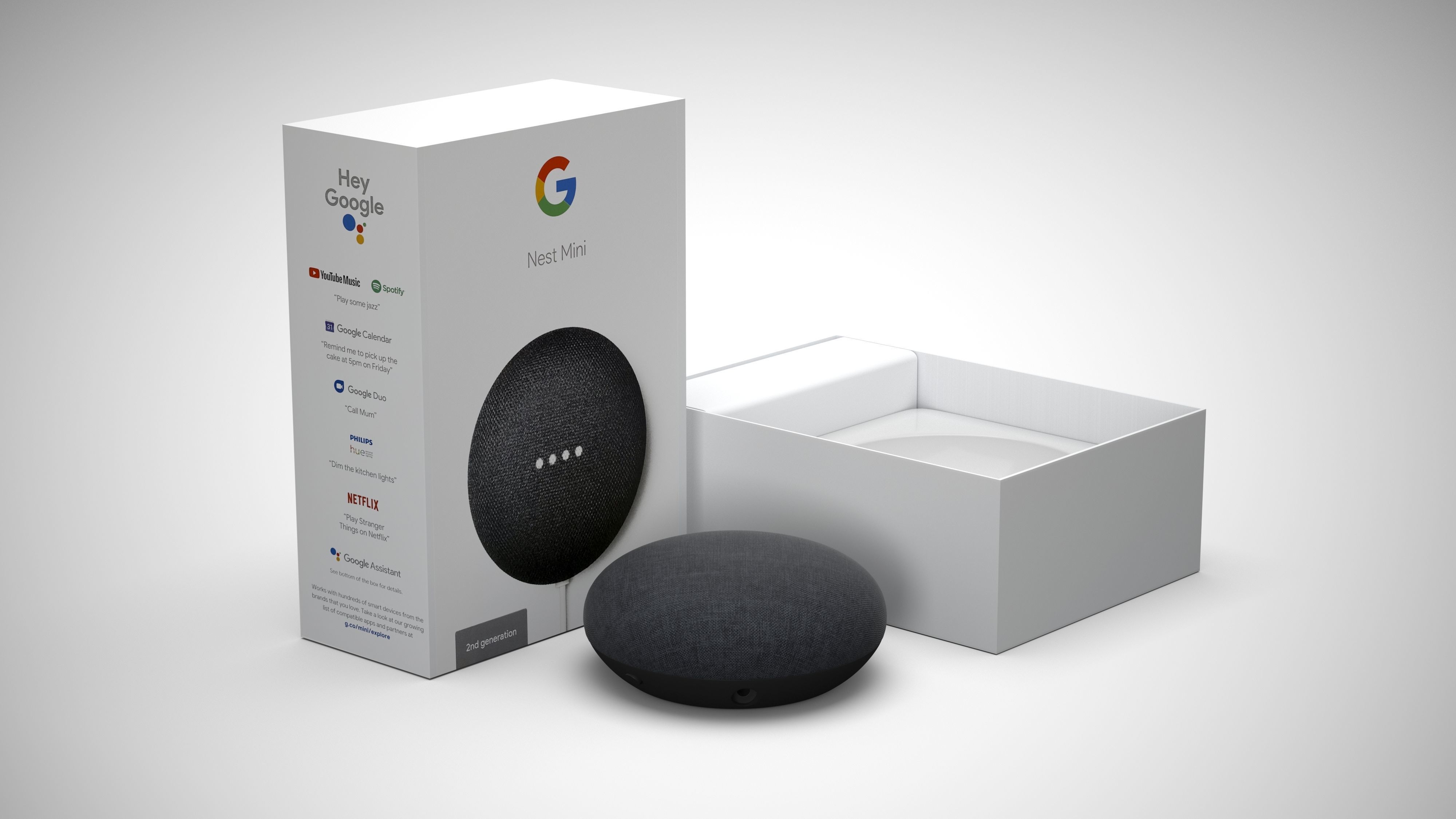 Google Home Mini 2nd Generation 3D model_2