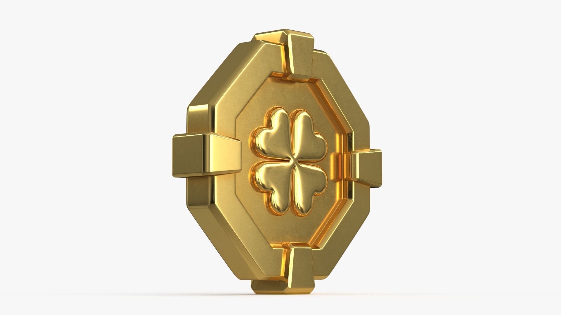 3d Game Coin v12 Low-poly 3D model_5