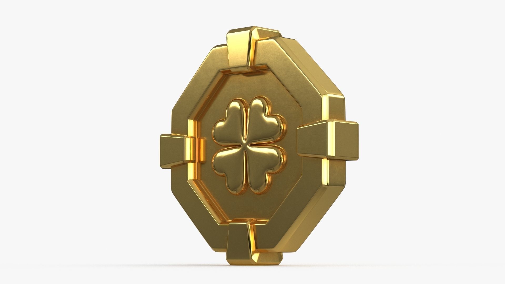 3d Game Coin v12 Low-poly 3D model_3