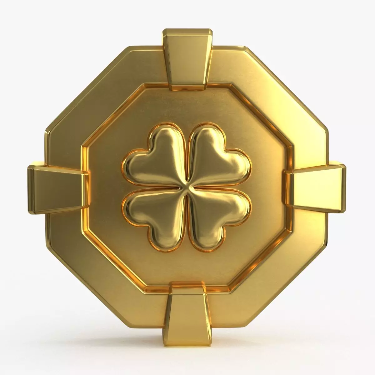 3d Game Coin v12 Low-poly 3D model_0