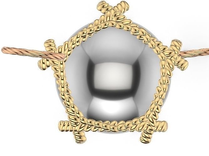 BEAD CAGE PENDANT STL VERIFIED 3D print model