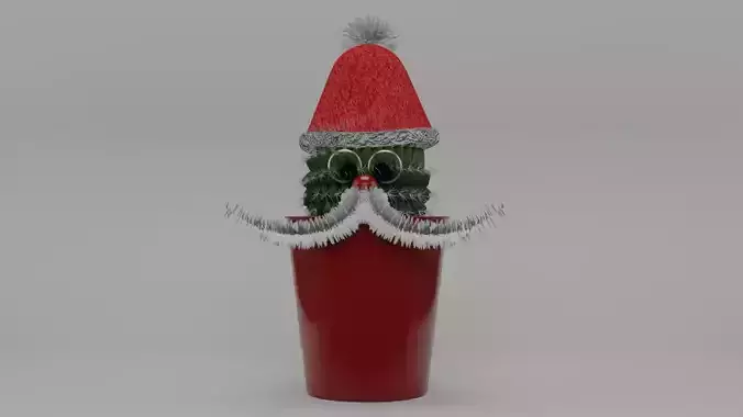 CHristmas Cactus 3D