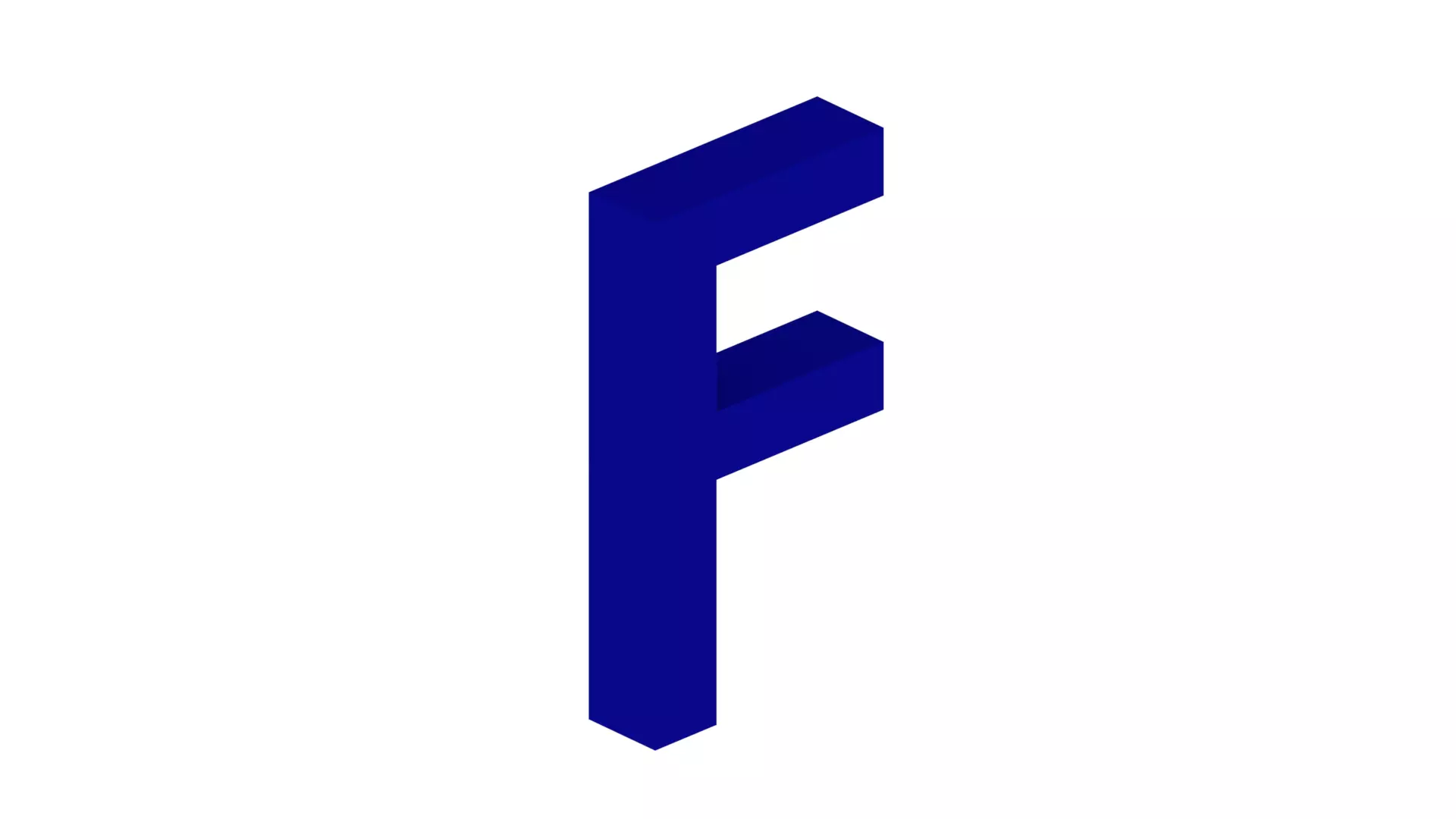 Uwanile Letter F Dimensions 15 mm Tall per 5 mm deep Free 3D print model