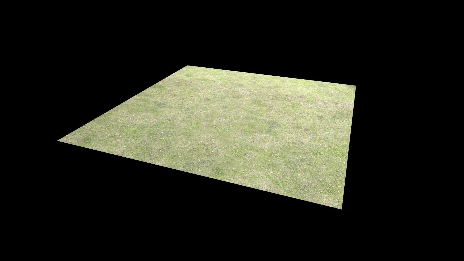Grass square of Free low-poly 3D model_11