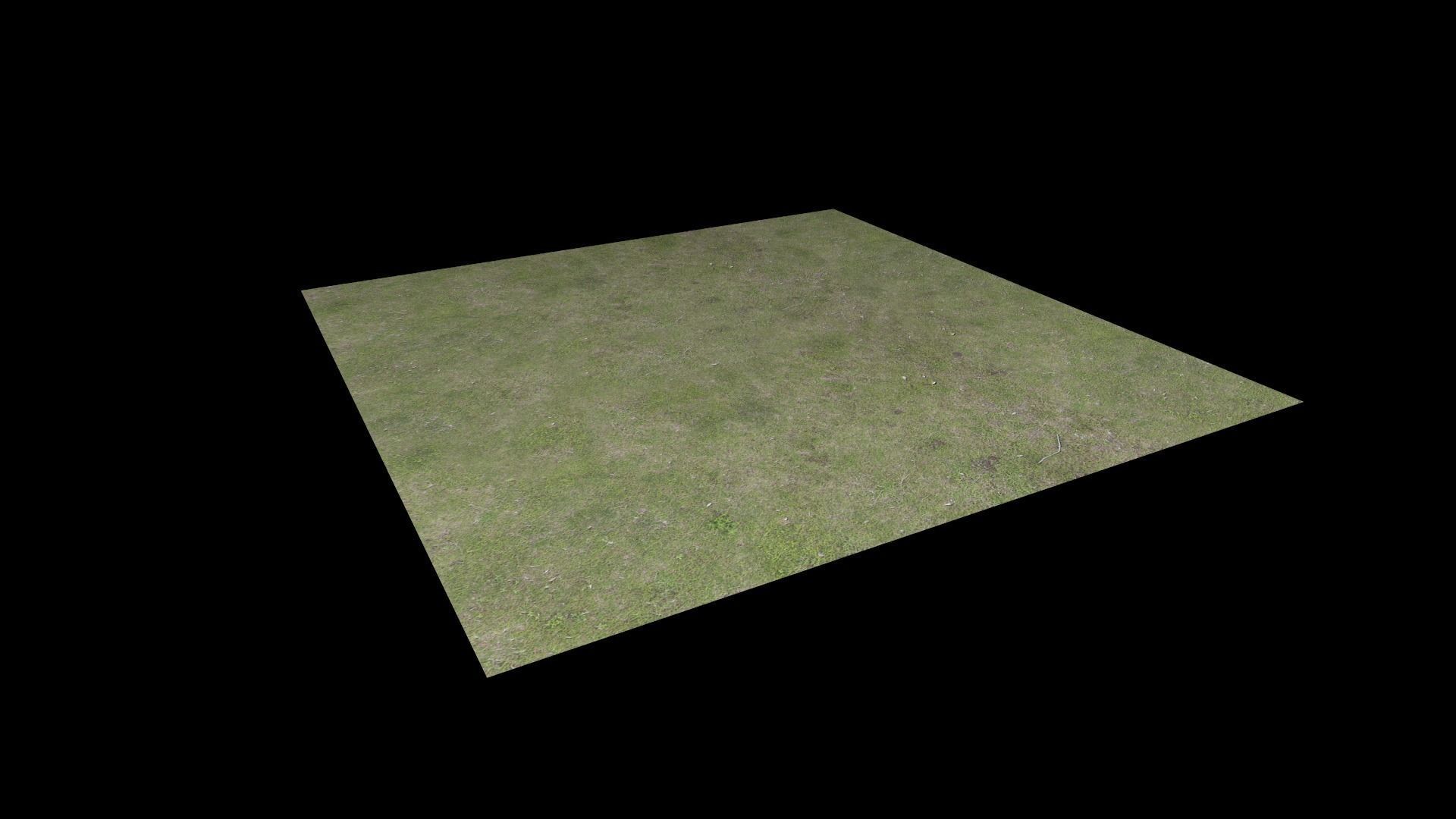 Grass square of Free low-poly 3D model_3