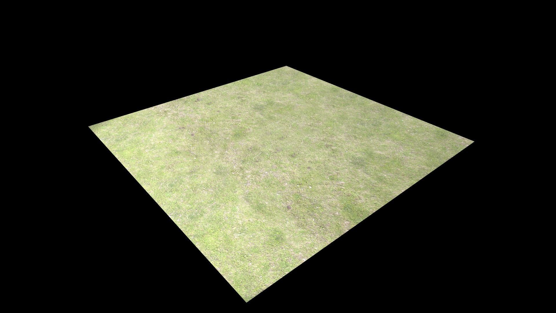 Grass square of Free low-poly 3D model_10