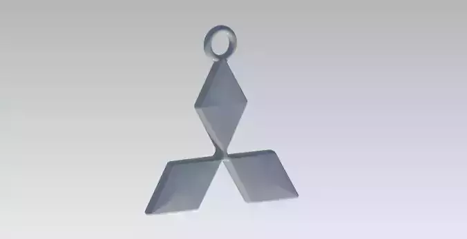 Mitsubishi Keychain