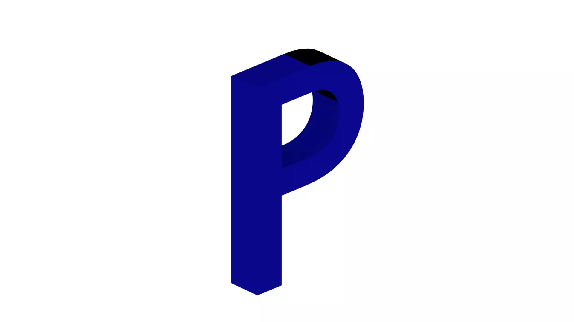 Uwanile Letter P Dimensions 15 mm Tall per 5 mm deep Free 3D print model