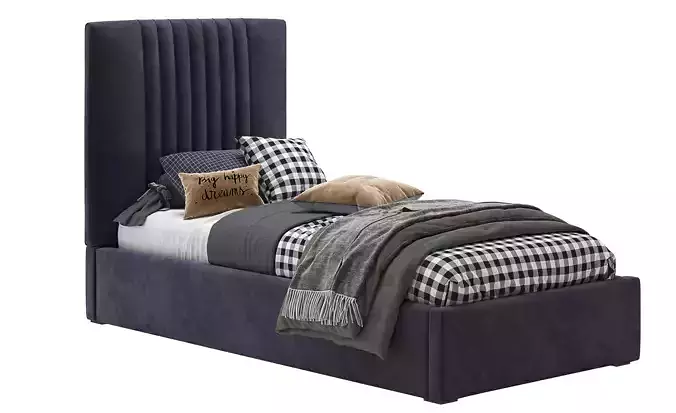 Twin Bed with France Headboard