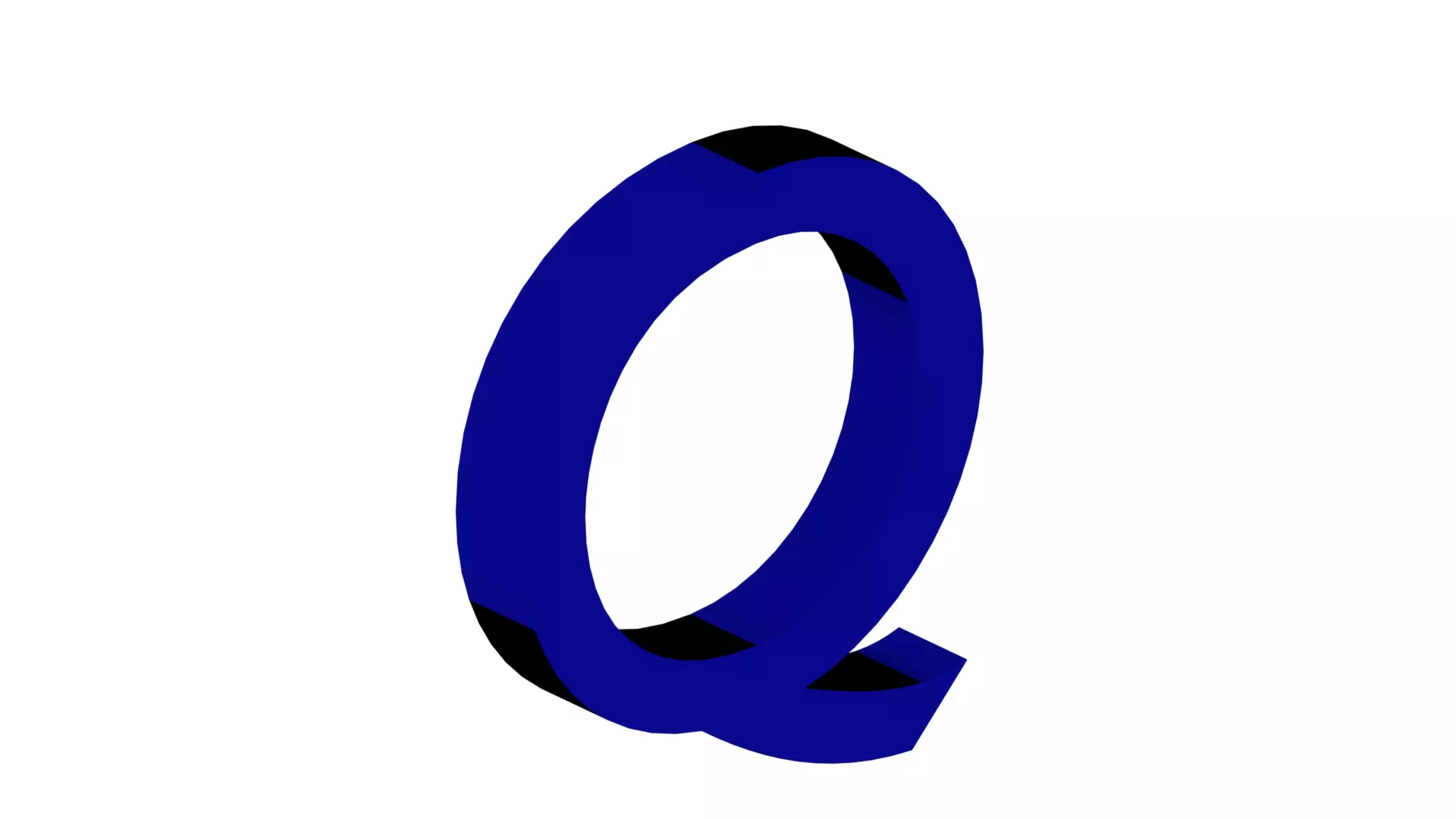 Uwanile Letter Q Dimensions 15 mm Tall per 5 mm deep Free 3D print model