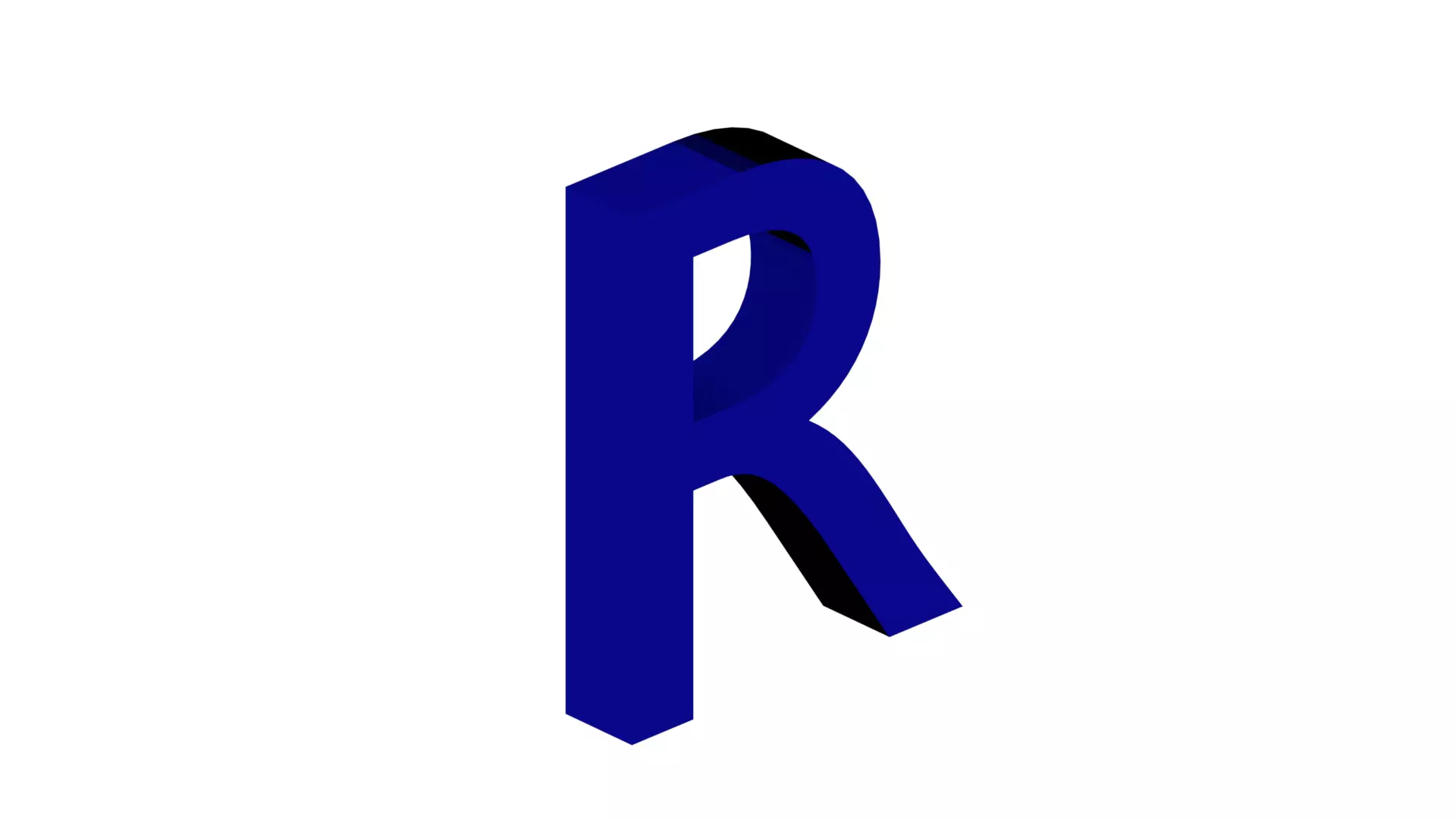 Uwanile Letter R Dimensions 15 mm Tall per 5 mm deep Free 3D print model