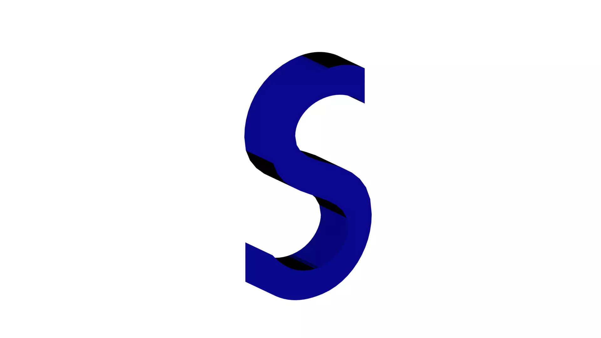 Uwanile Letter S Dimensions 15 mm Tall per 5 mm deep Free 3D print model