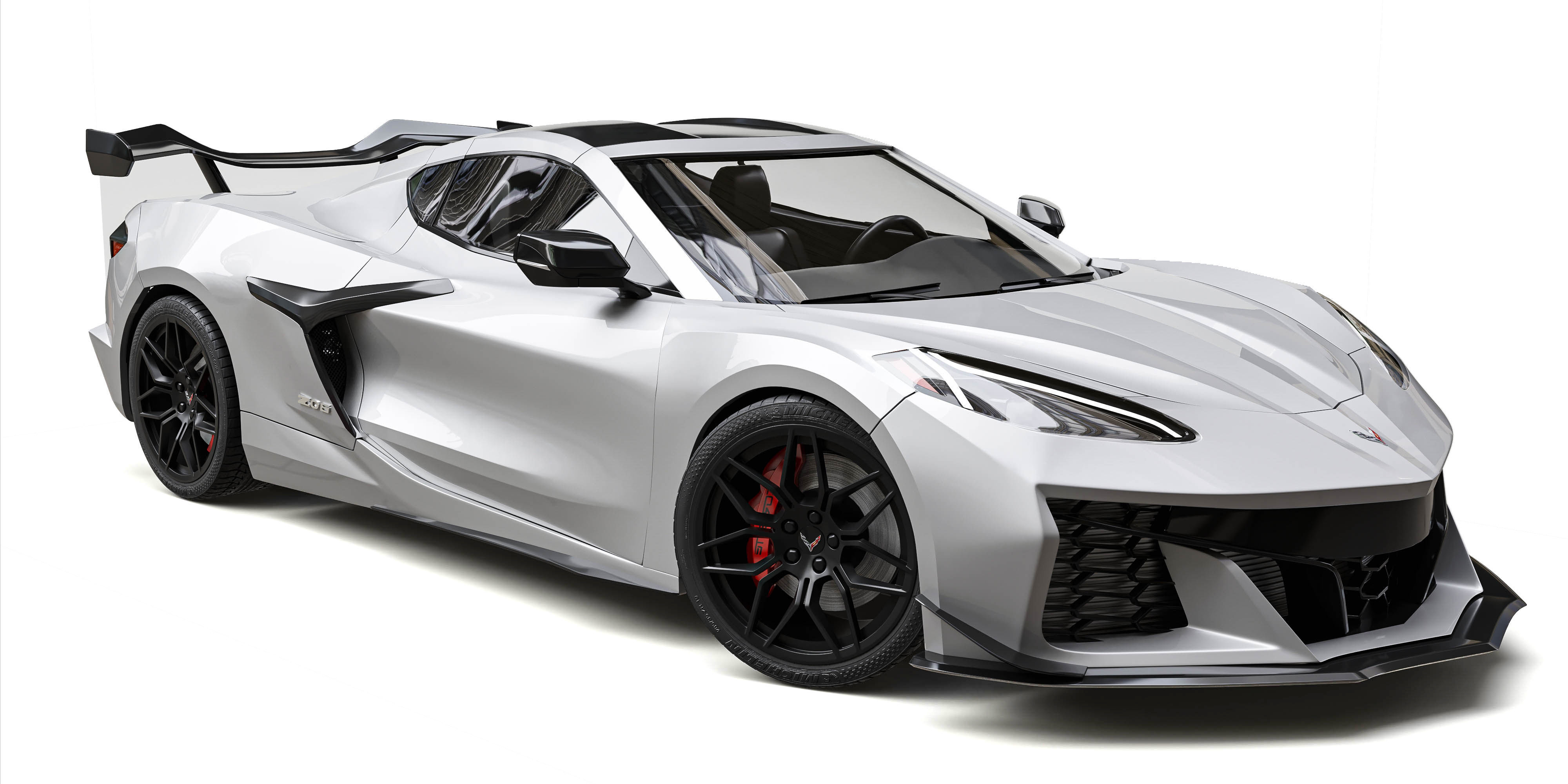 Chevrolet Corvette Z06 2023 3D model_2