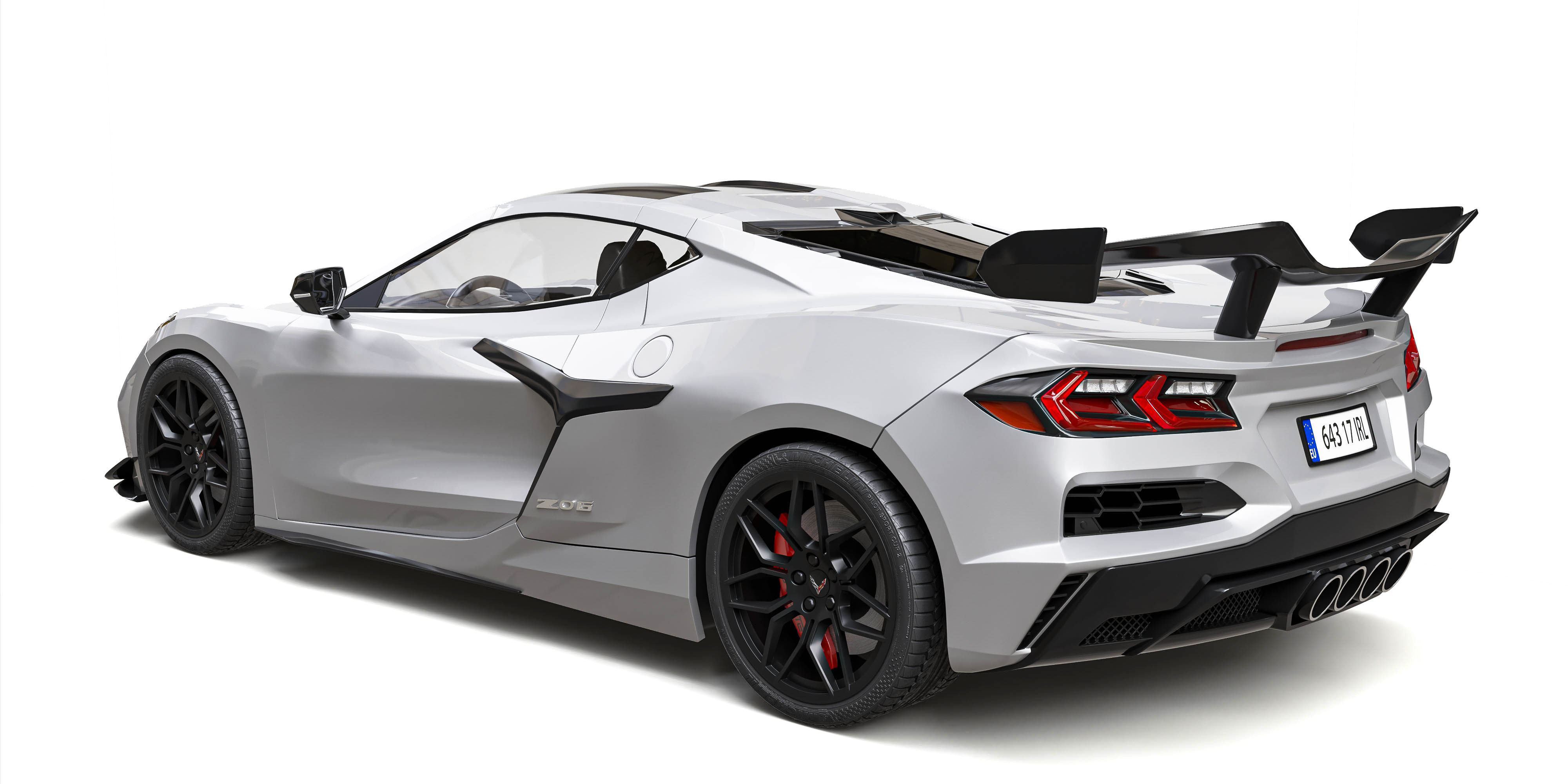 Chevrolet Corvette Z06 2023 3D model_3