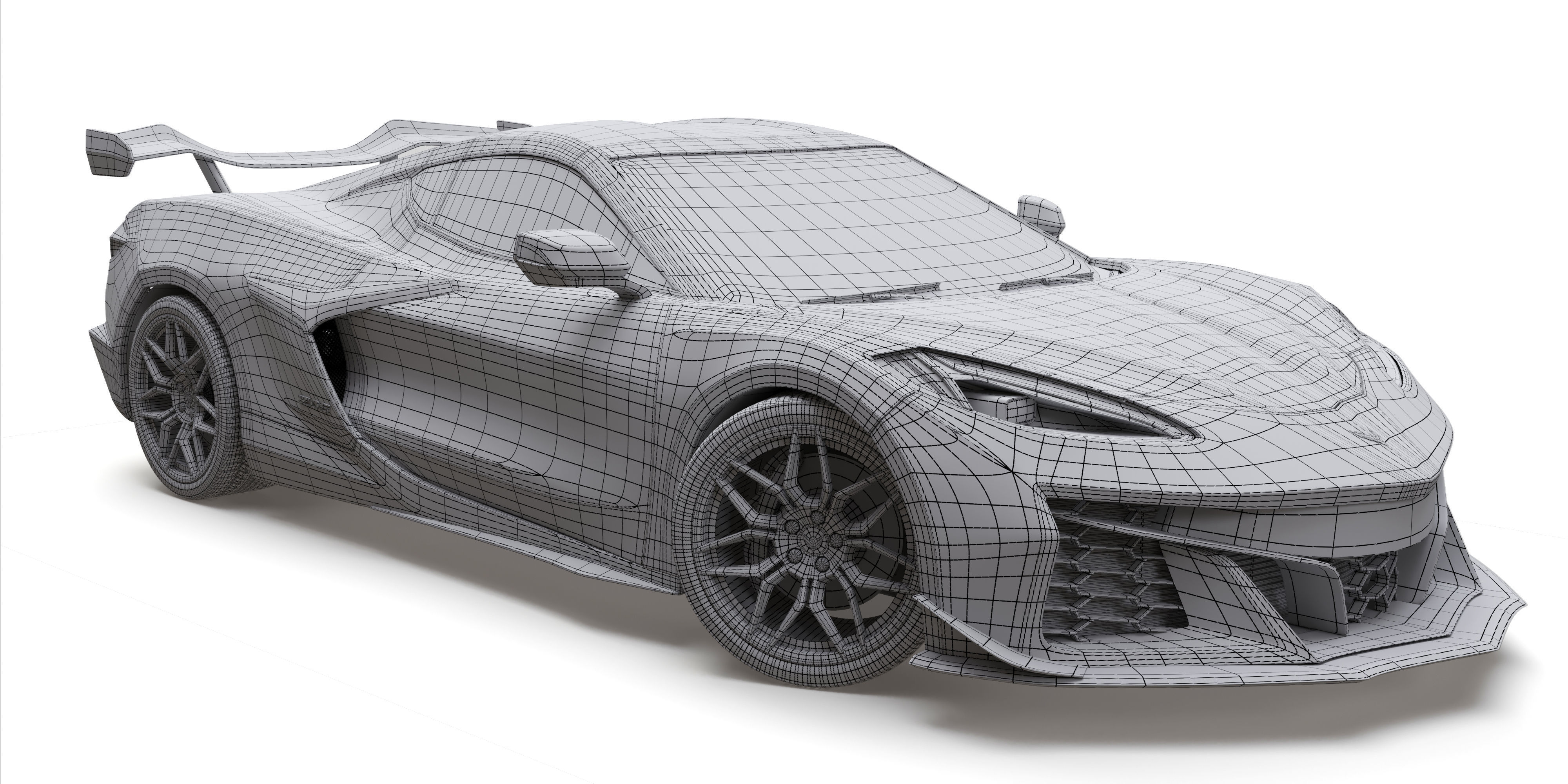 Chevrolet Corvette Z06 2023 3D model_12