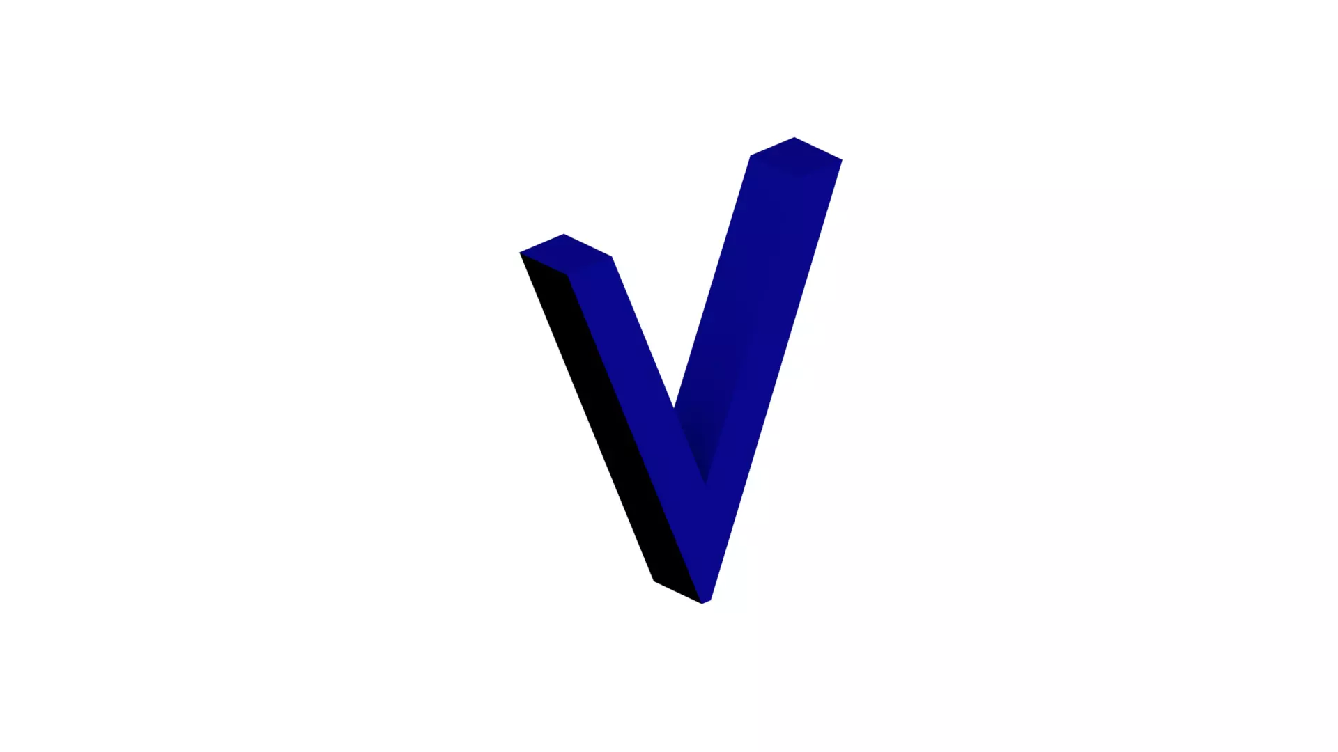 Uwanile Letter V Dimensions 15 mm Tall per 5 mm deep Free 3D print model