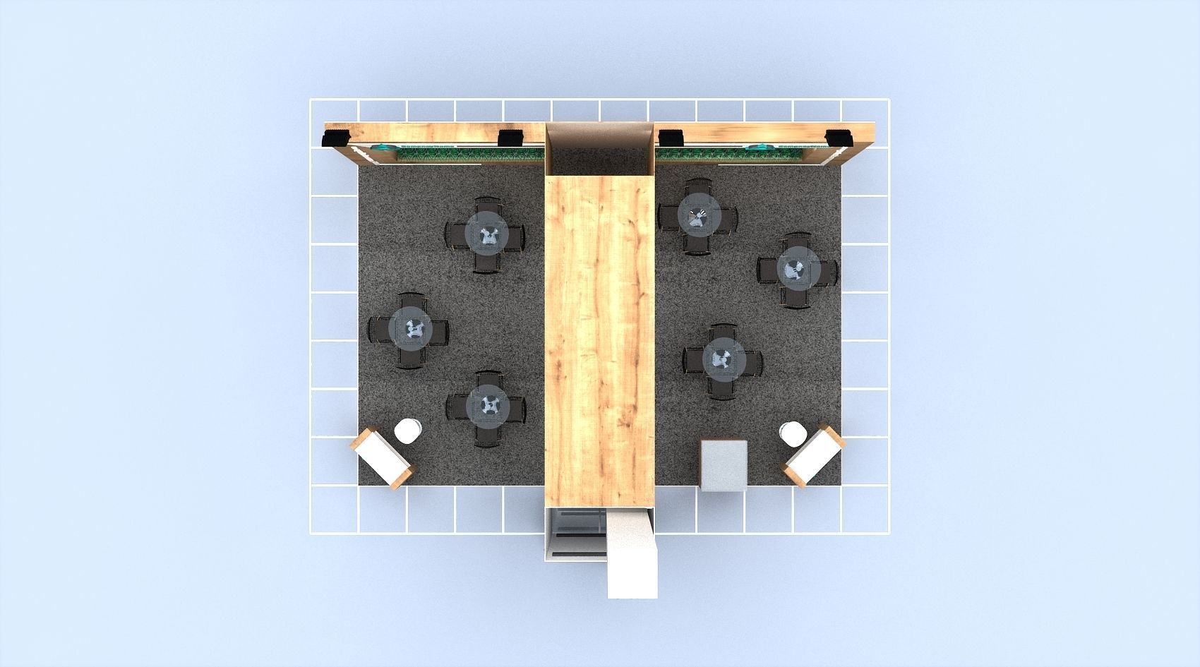 Exhibition Stall Size 10 m x 7 m Height 350 cm 3D model 3D model_5
